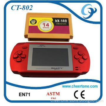 16 bit handheld game player with game cartridge